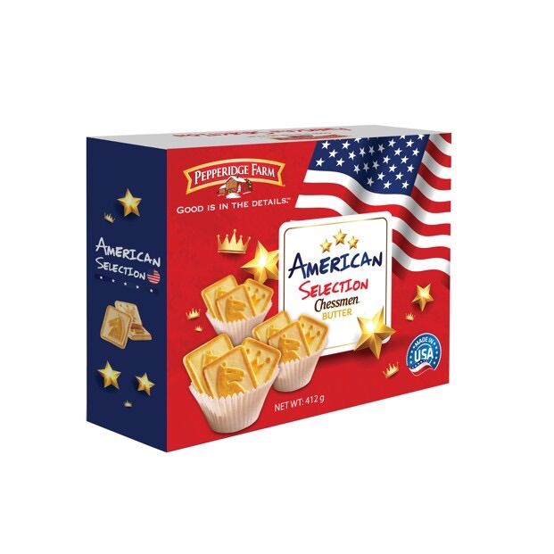 [BÁNH TẾT 2022] Bánh Quy Pep Farm American Selection Hộp 412G - Bánh Quy Nhập Khẩu Chính Hãng