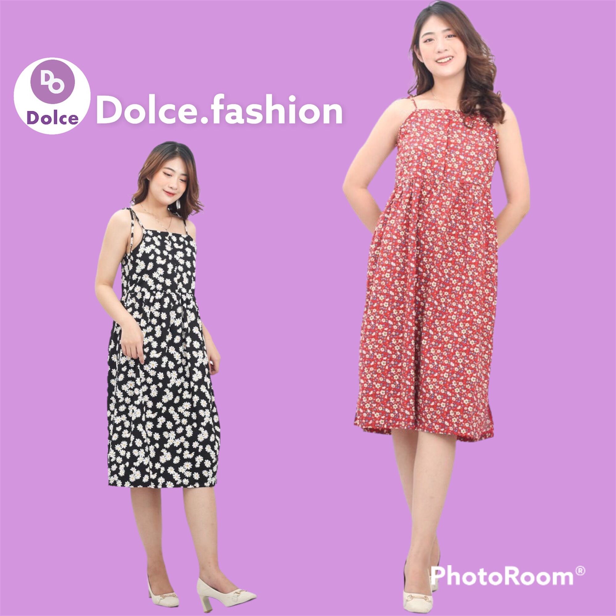 Váy hoa 2 dây dáng dài DOLCE