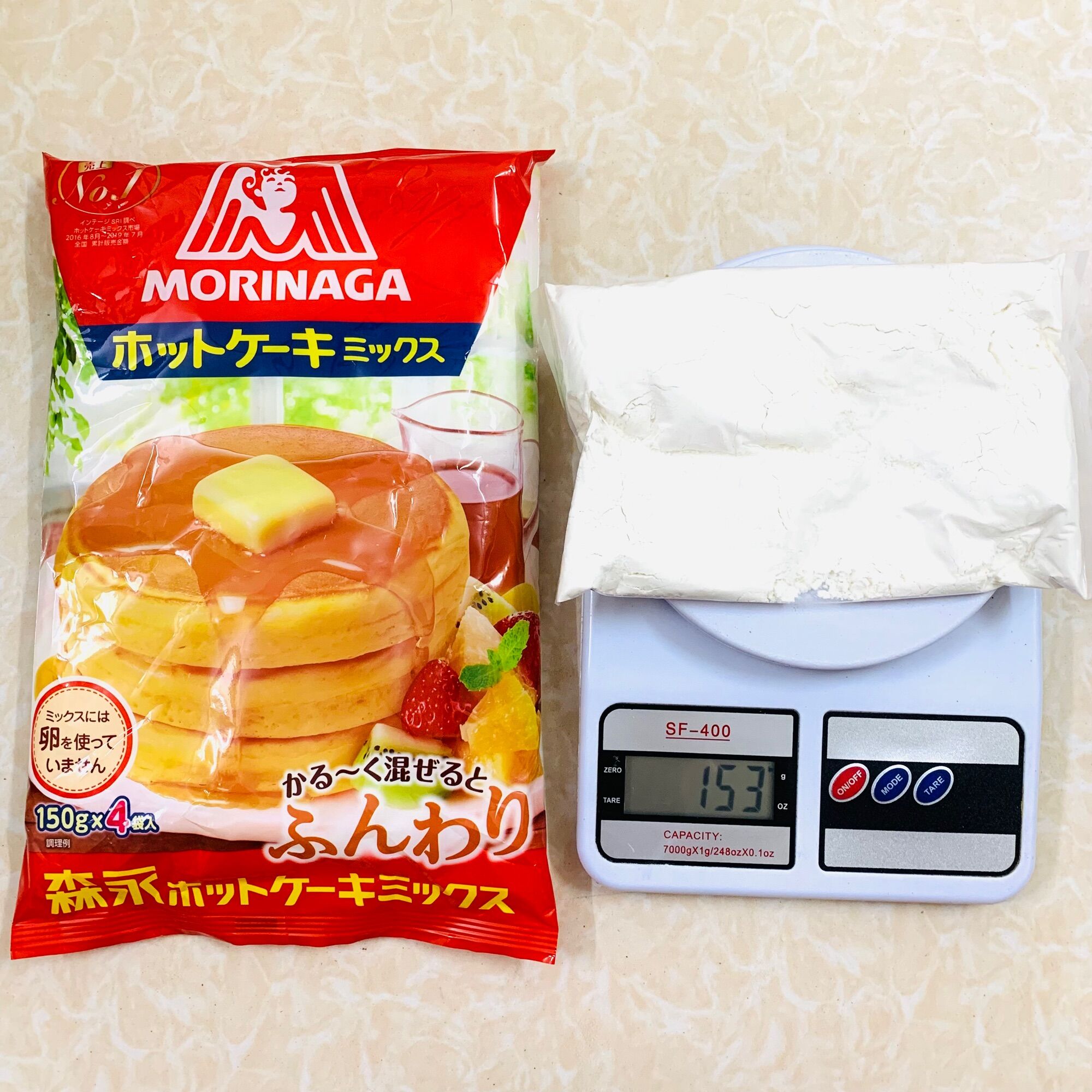 Bột làm bánh pancake, muffin, cupcake cho bé Nhật Bản (tách lẻ gói 150g)