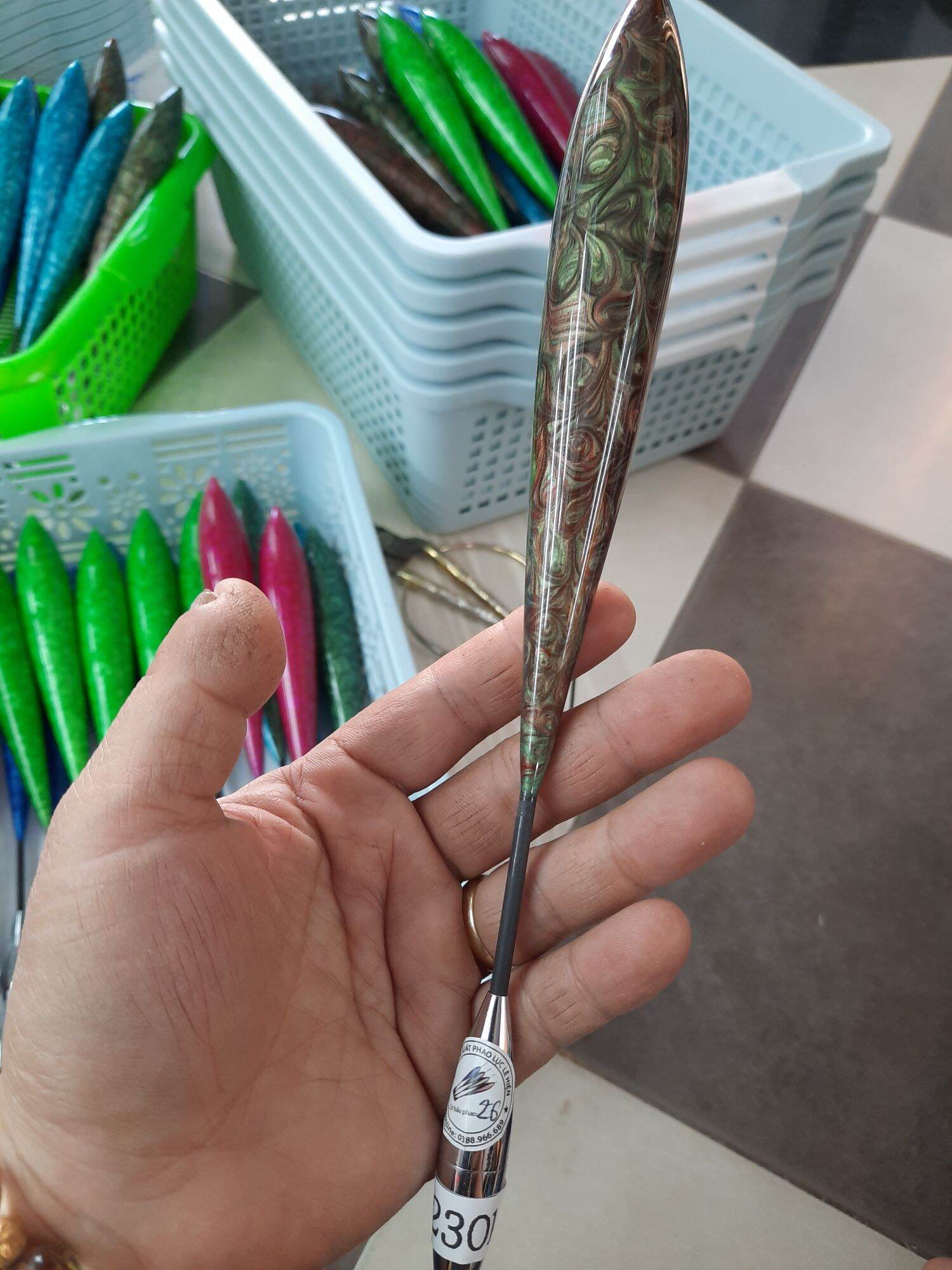 phao câu lục xa bờ vân sơn loang 3D cao cấp
