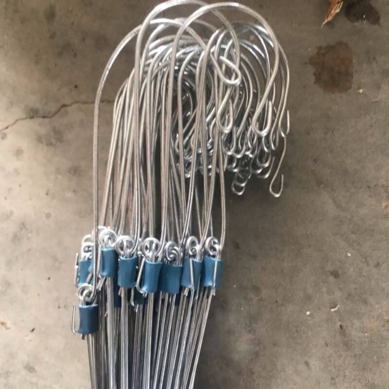 Combo 10 móc kẽm treo lan 70cm