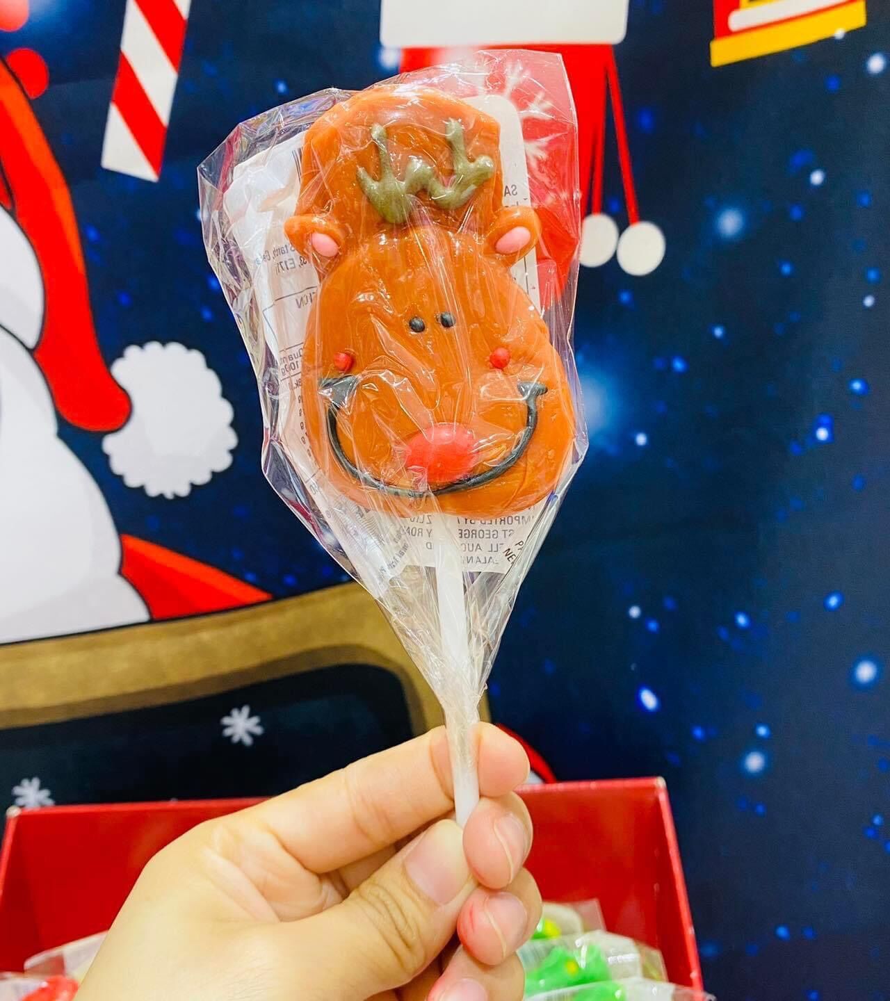 Kẹo mút Noel khổng lồ (1 cây) hàng Úc