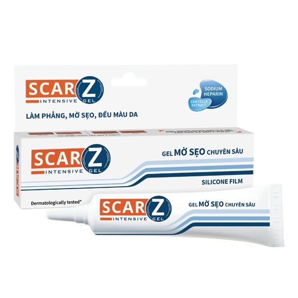Gel mờ sẹo chuyên sâu Scarz Intensive Gel 9g