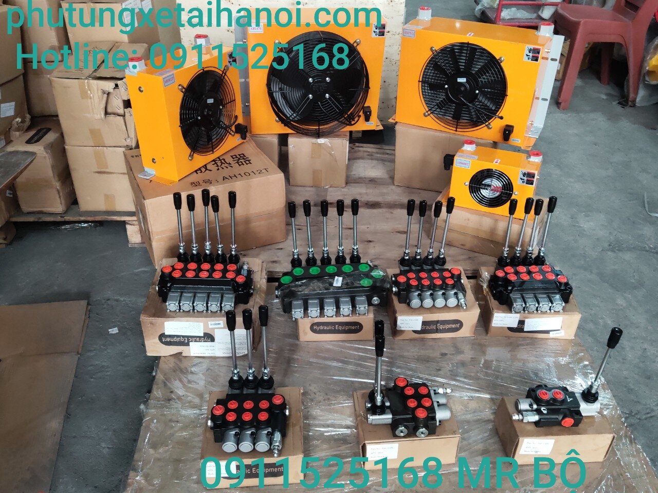 van tay gạt thủy lực