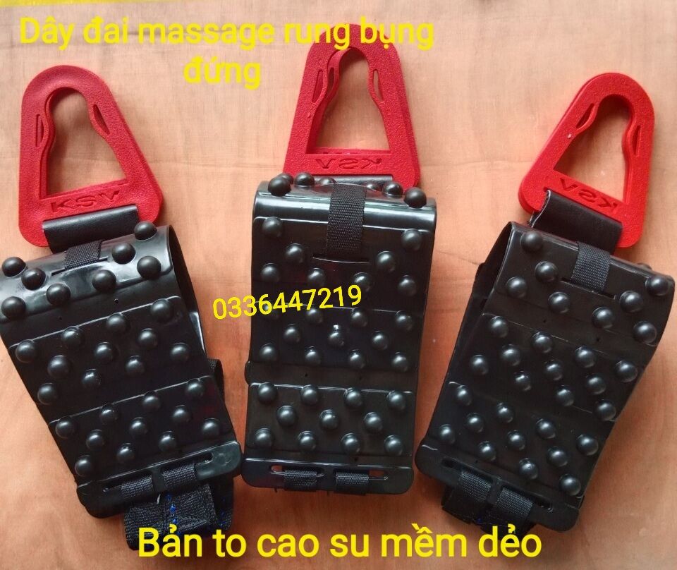 Dây đai massage bụng đứng, loại hột ksv