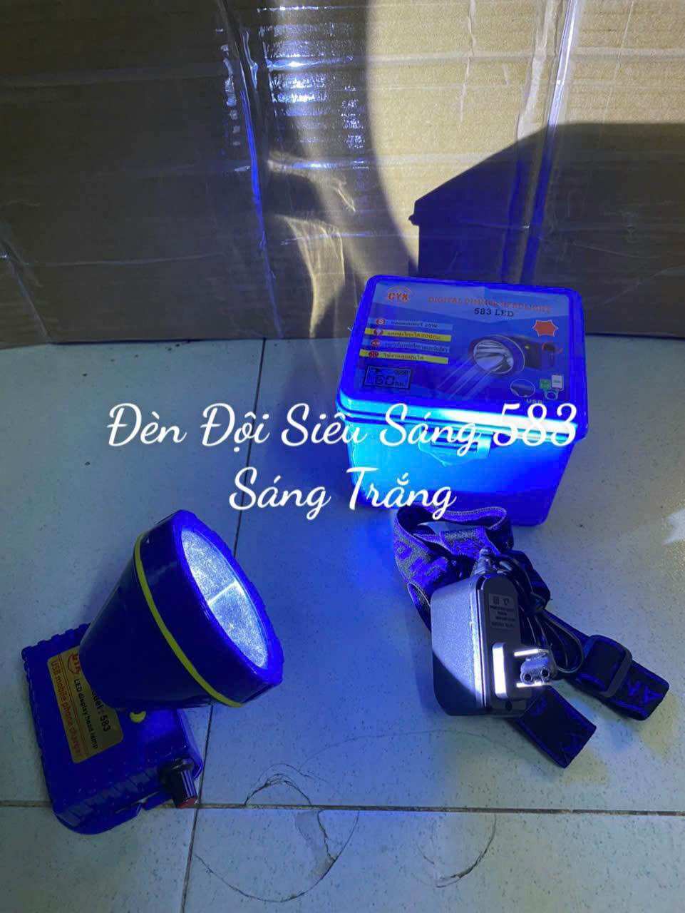[HCM]Đèn Pin Đội Đầu LED Siêu Sáng Thái Lan 583