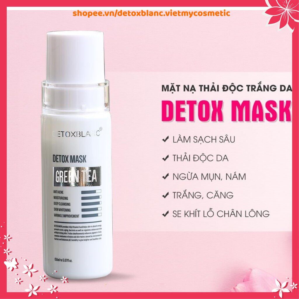Mặt nạ detox blanc thải độc da số 1