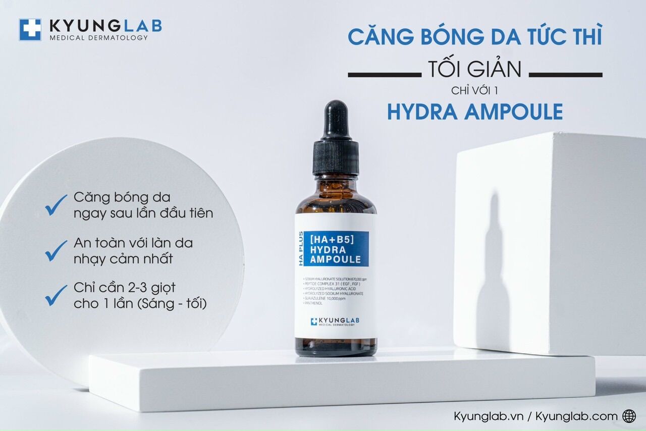 HA Plus [HA +B5] - HYDRA AMPOULE của Kyung Lab