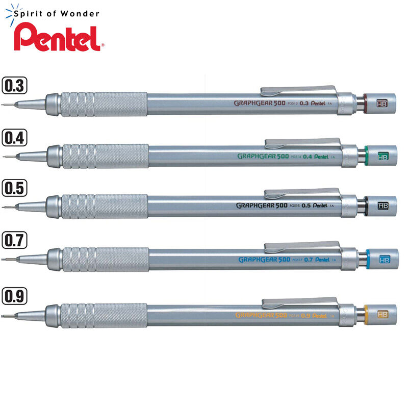 [HCM]BÚT CHÌ KIM KỸ THUẬT INOX PENTEL (CHỌN NÉT 0.3 0.5 0.7 HOẶC 0.9 MM)