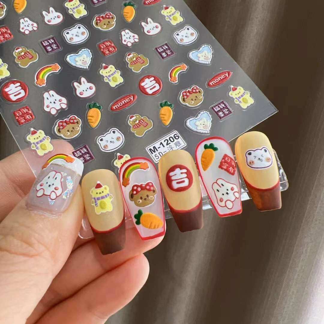 STICKER NỔI 5D MẪU MỚI
