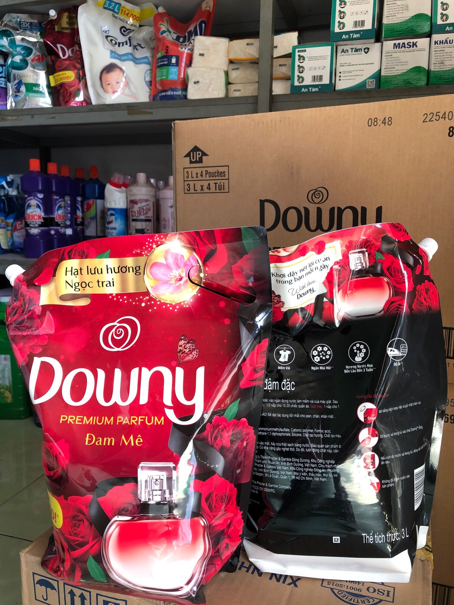 Nước xả vải Downy hương nước hoa đam mê 3l