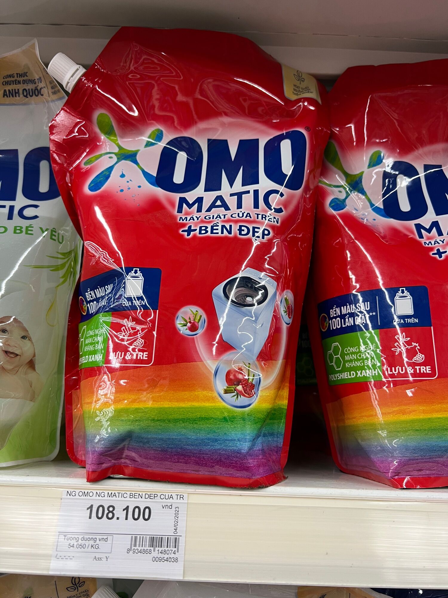 Nước giặt omo bền màu 2kg