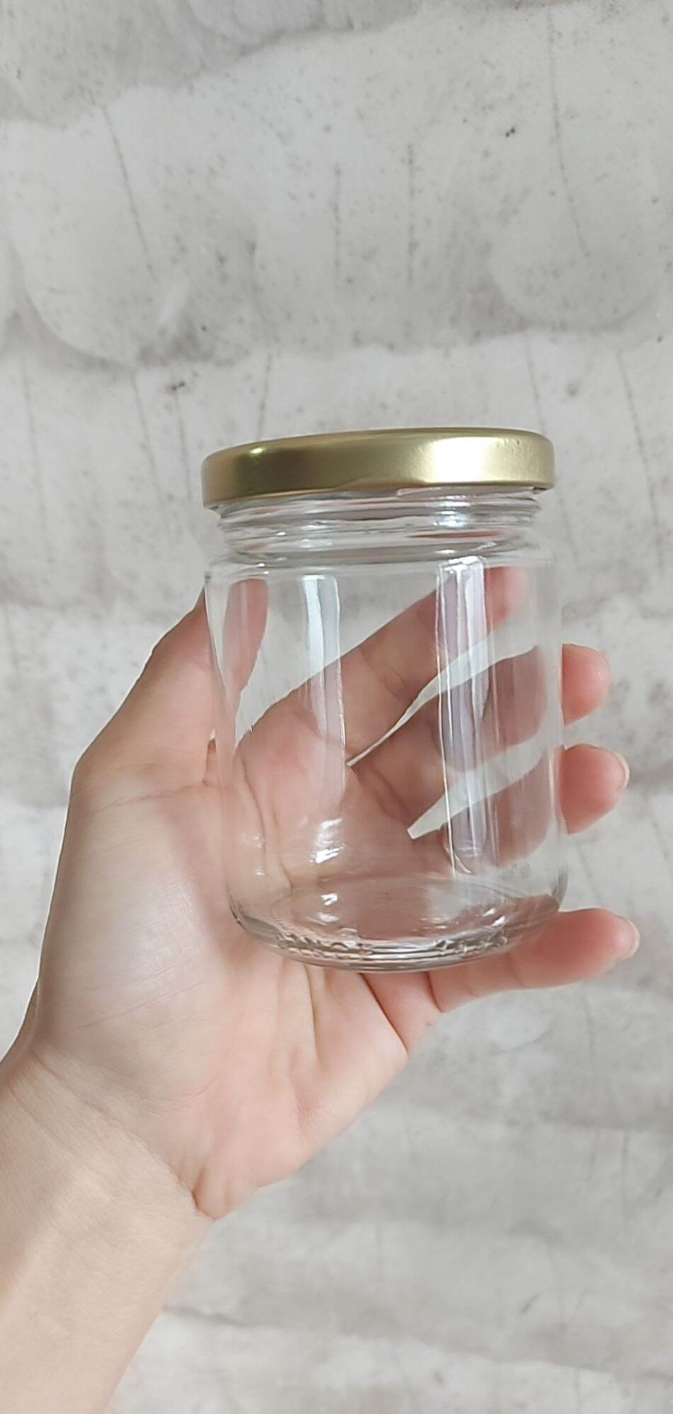 Combo 6 hủ thủy tinh tròn 220ml trong suốt