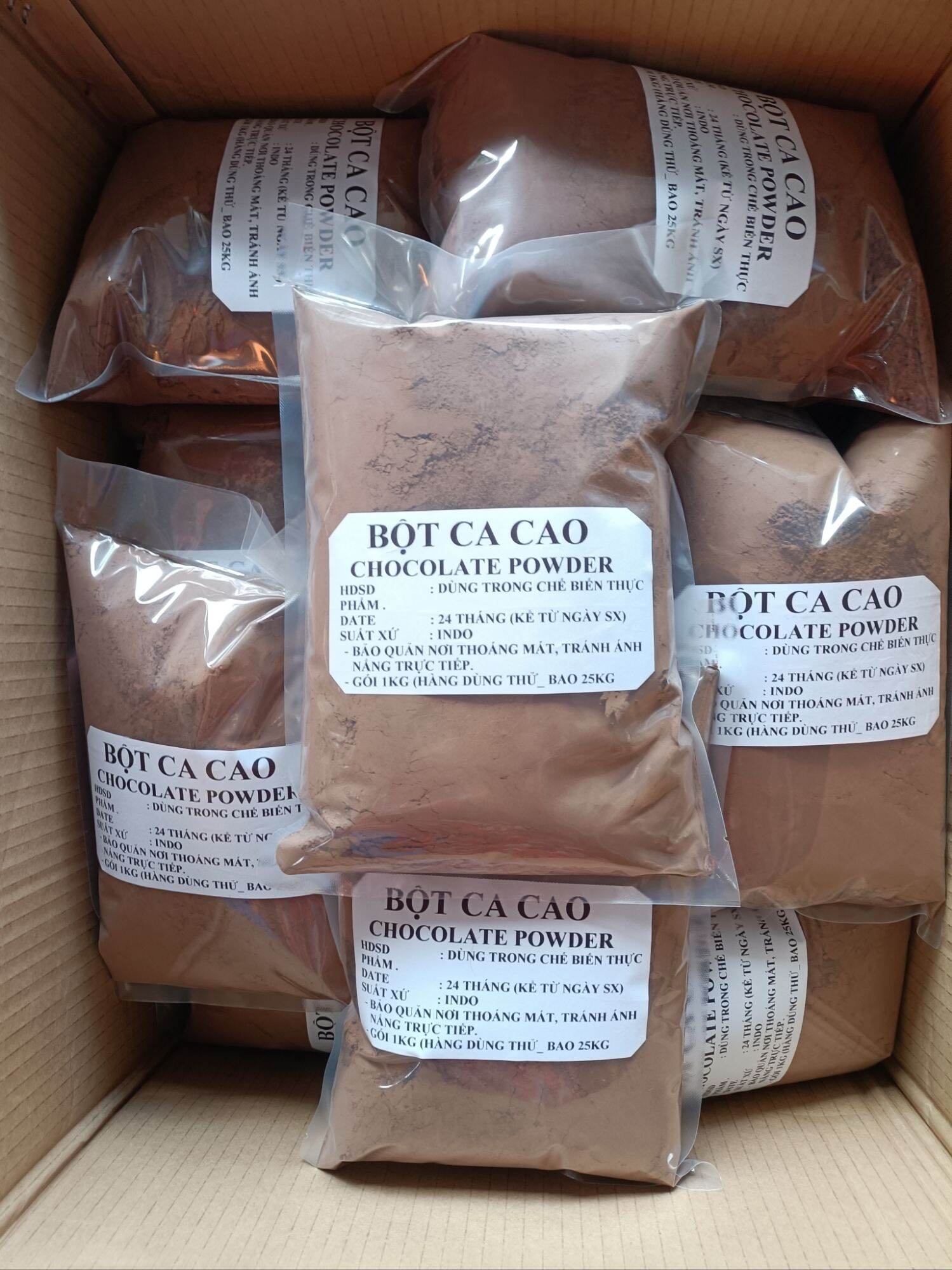 BỘT CA CAO ĐẮNG NGUYÊN CHẤT - MALAYSIA  ( GÓI 1KG) - HÀNG DÙNG THỬ