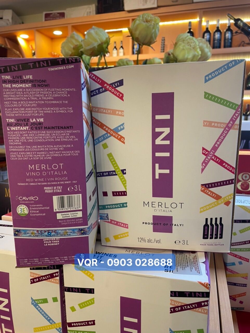 Tini Ý nhập khẩu - Vang 3l