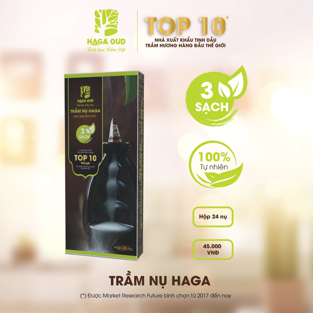 Trầm nụ haga 3 sạch