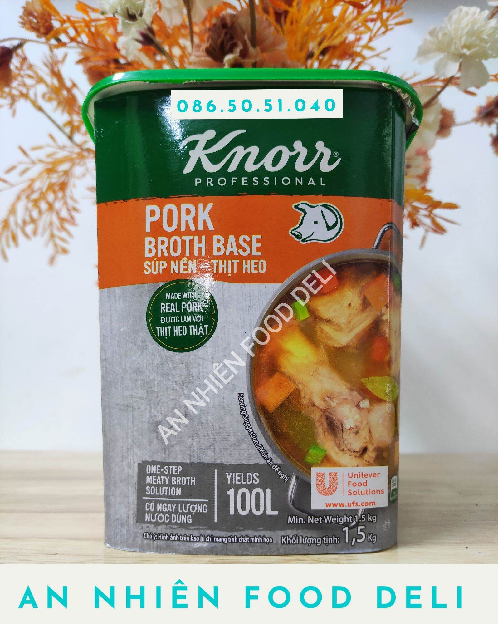 Súp Nền Thịt Bò Knorr hộp 1.5KG