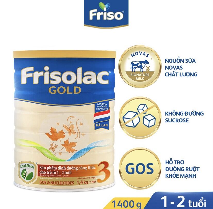 Sữa bột frisolac gold 3 1400g