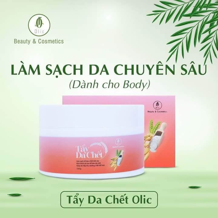 (Hàng Chính Hãng)Kem Tẩy Tế Bào Da Chết Cám Gạo Olic