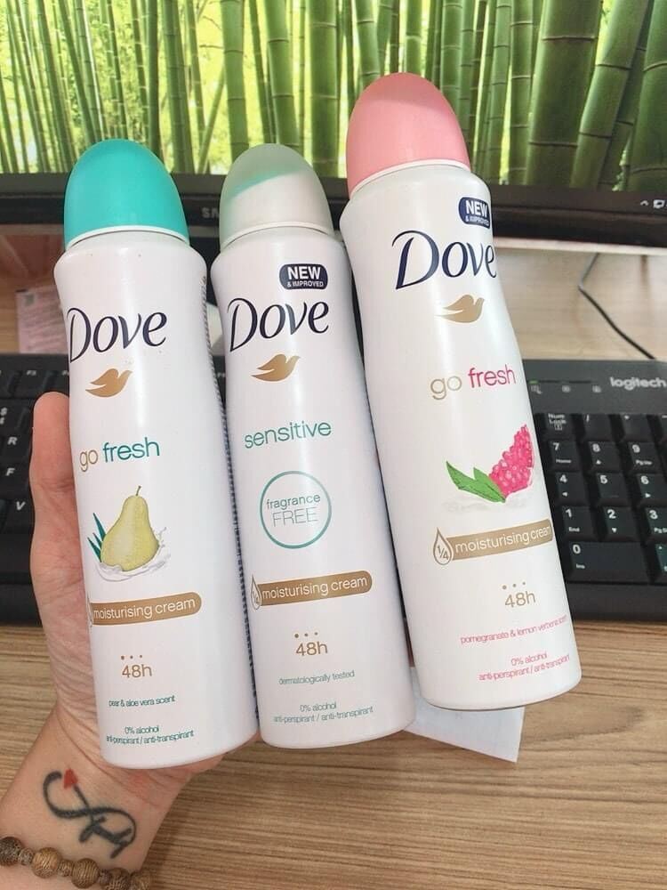 ☘️☘️🌸XỊT KHỬ MÙI DOVE (BẢN MỸ🇺🇸 150ml)🌷🌷☘️☘️