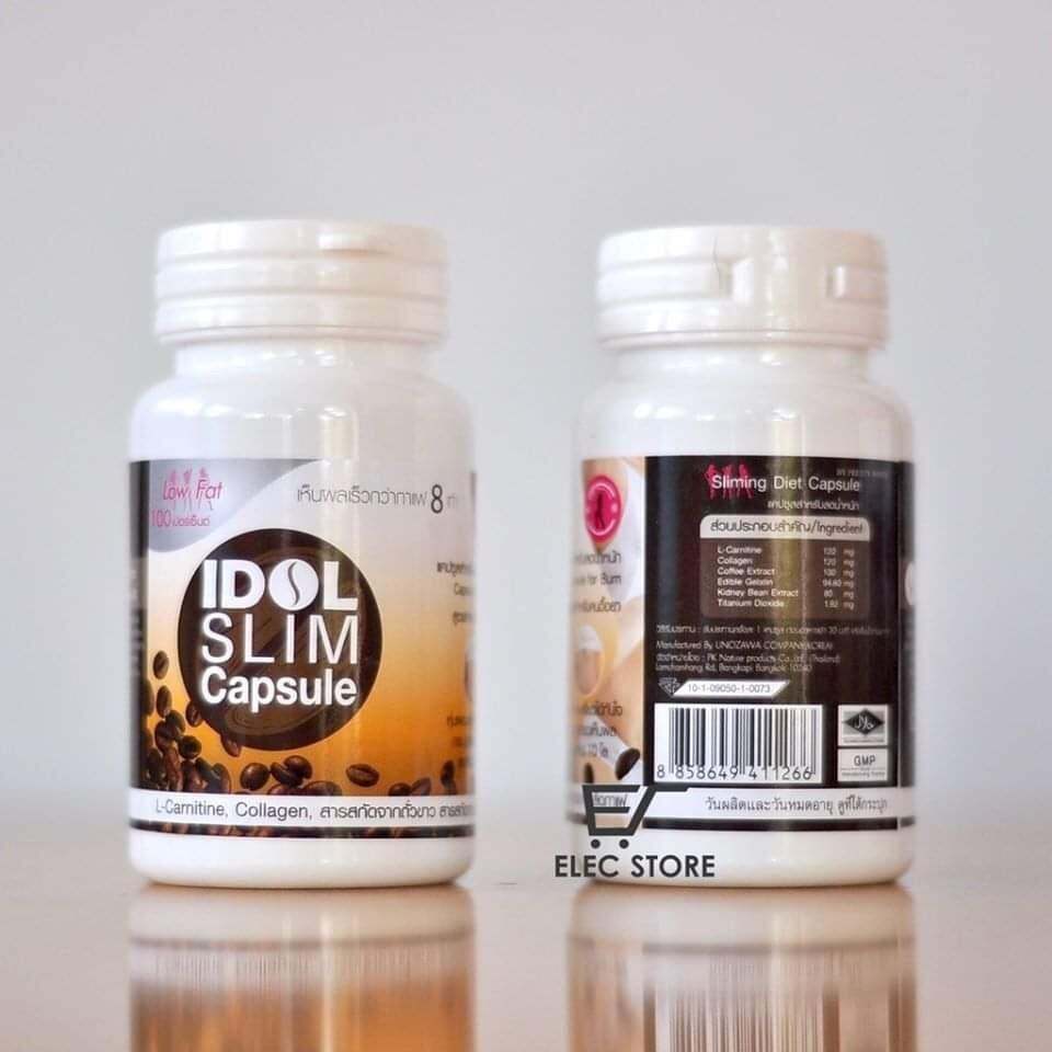 Giảm cân ldol Slim Capsule Thái Lan giảm mỡ siêu mạnh mẫu mới dạng viên