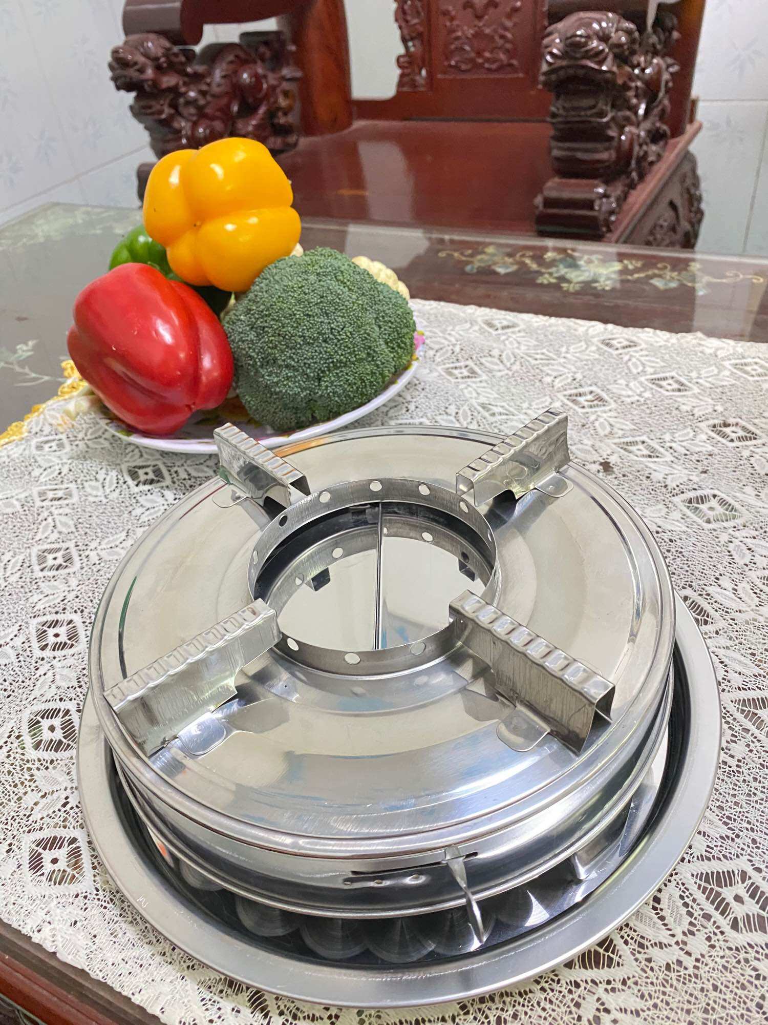 Bếp Cồn ,Bếp Cồn Chắn Gió Inox Siêu Rẻ siêu