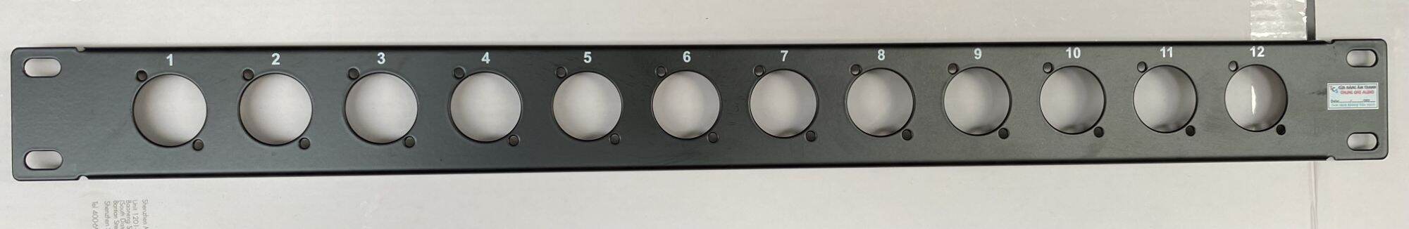 Thanh Panel GHS bắt tủ máy 8 12 24 lỗ không jack