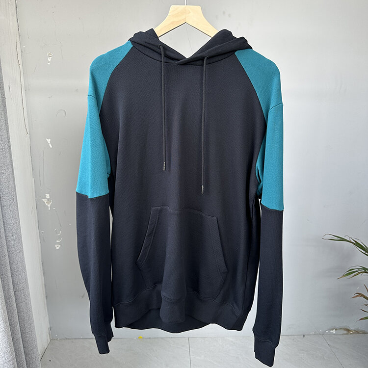 Áo Nỉ Cotton Dày Có Mũ Trùm Đầu Áo Khoác Ngoài Dệt Kim Mỏng Mùa Xuân Thu Cho Nam Áo Khoác Ngoài Dài 