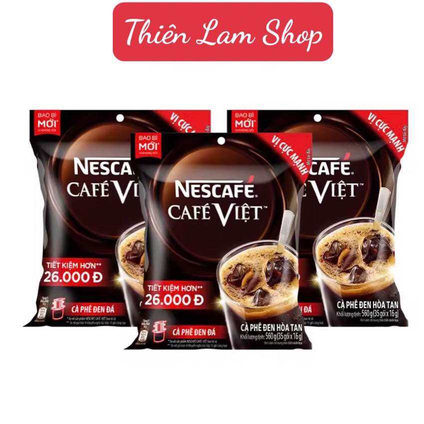 Combo 3 bịch Nescafe Cafe Việt 35gói bịch