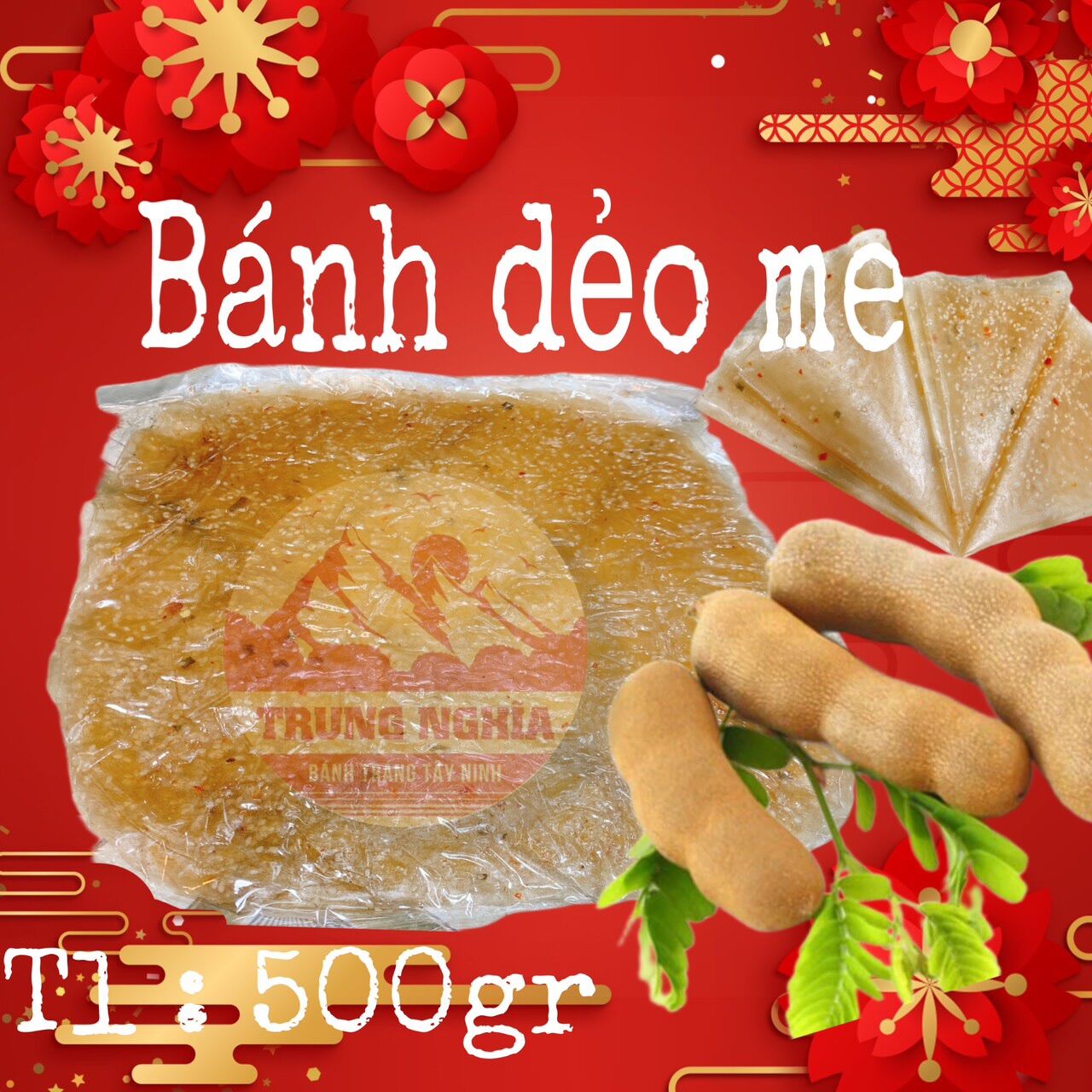 [500g]Bánh Tráng Dẻo Me.Trung Nghĩa