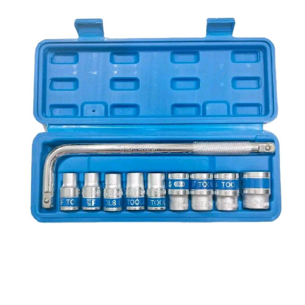 Bộ tuýp sửa xe 10 chi tiết từ 8-24mm, chất thép Crv