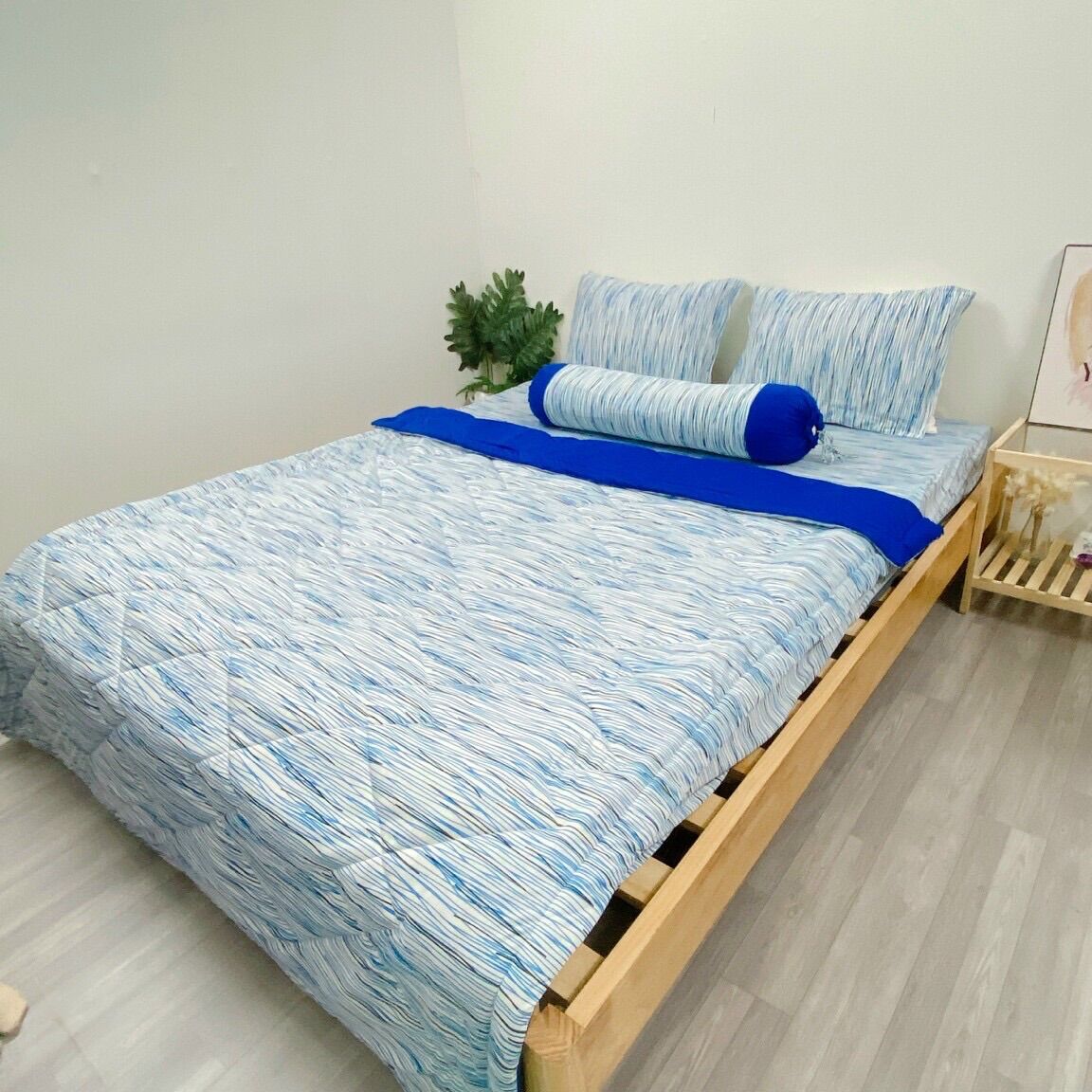 Bộ chăn ga áo gối thun lạnh hàn quốc