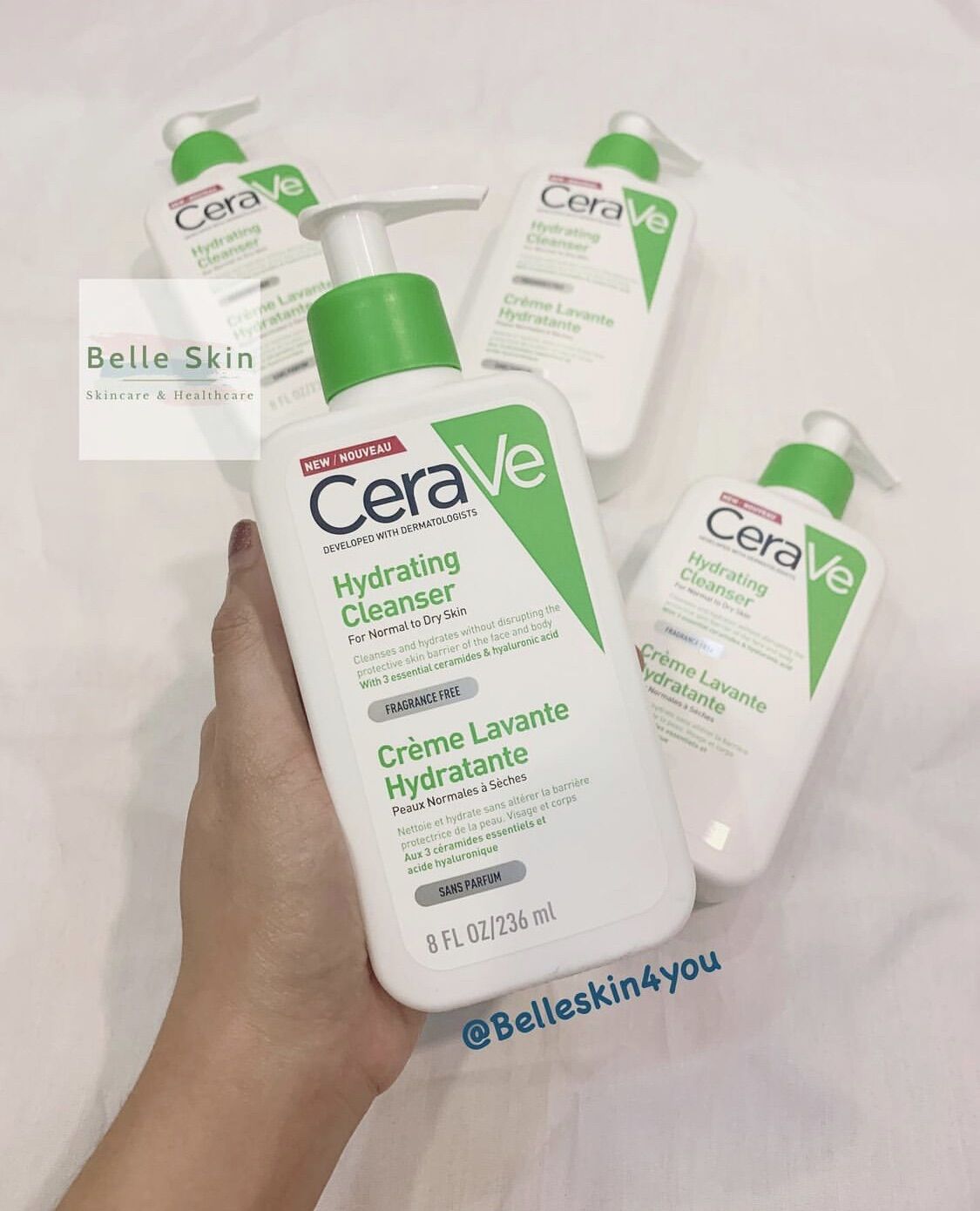 [HCM]Sữa rữa mặt Cerave Hydrating Cleanser cho da khô