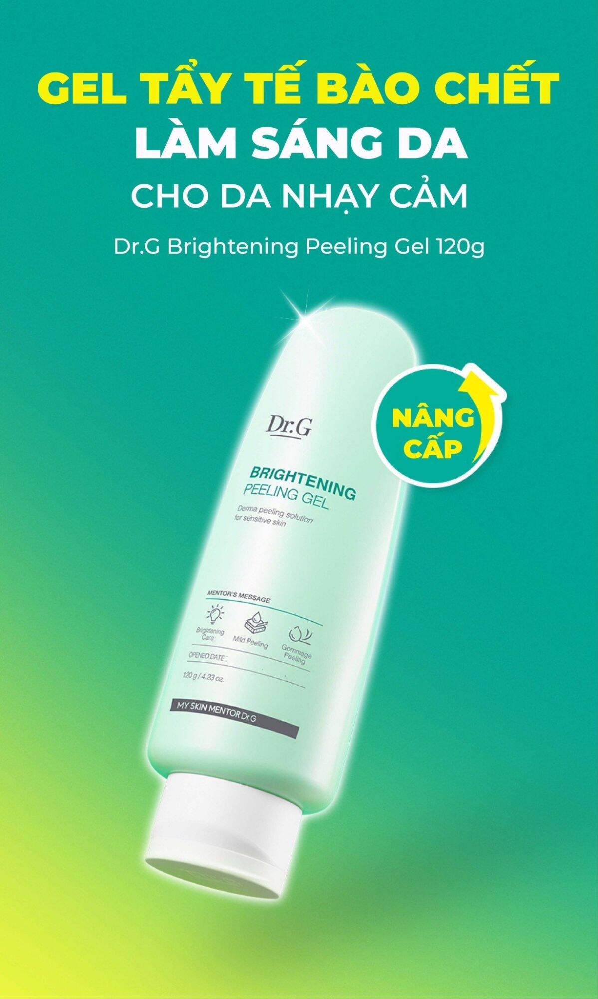 TẨY DA CHẾT VẬT LÝ DR.G HÀN QUỐC