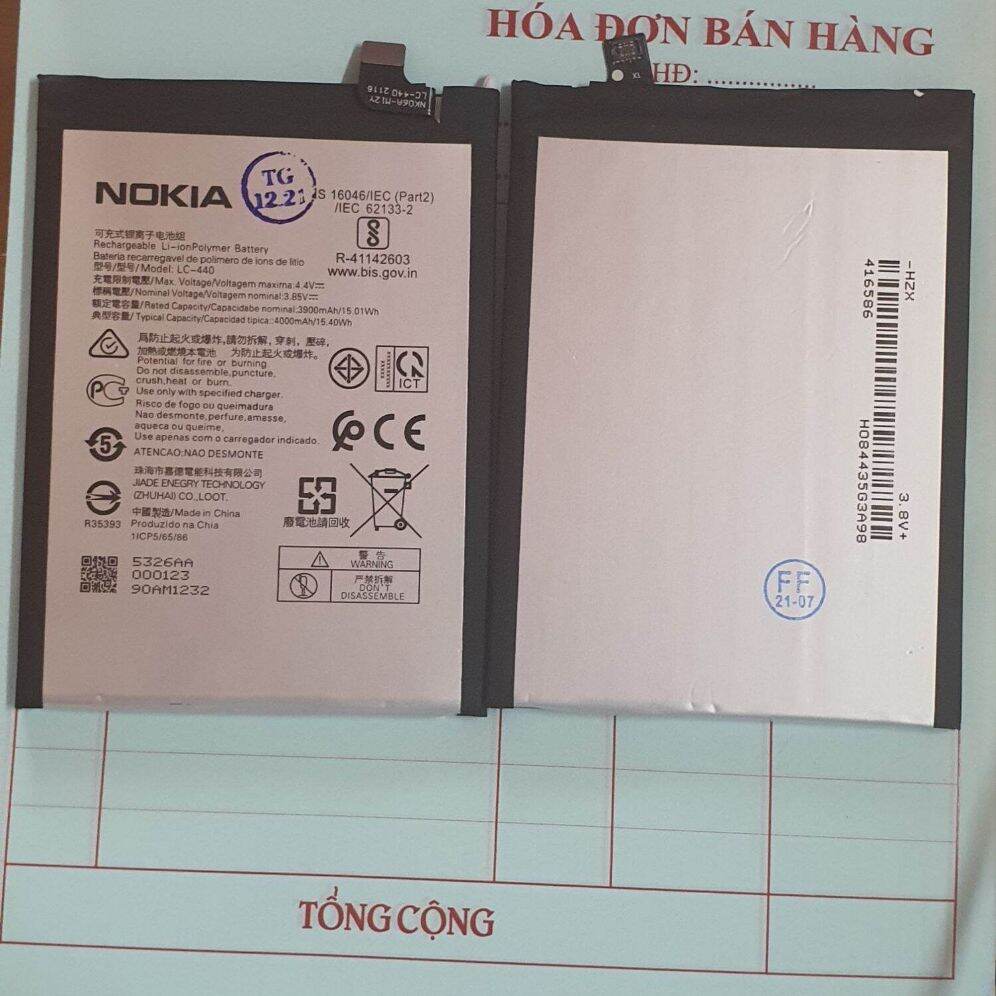 Pin nokia 5.3 lc 440 bao test