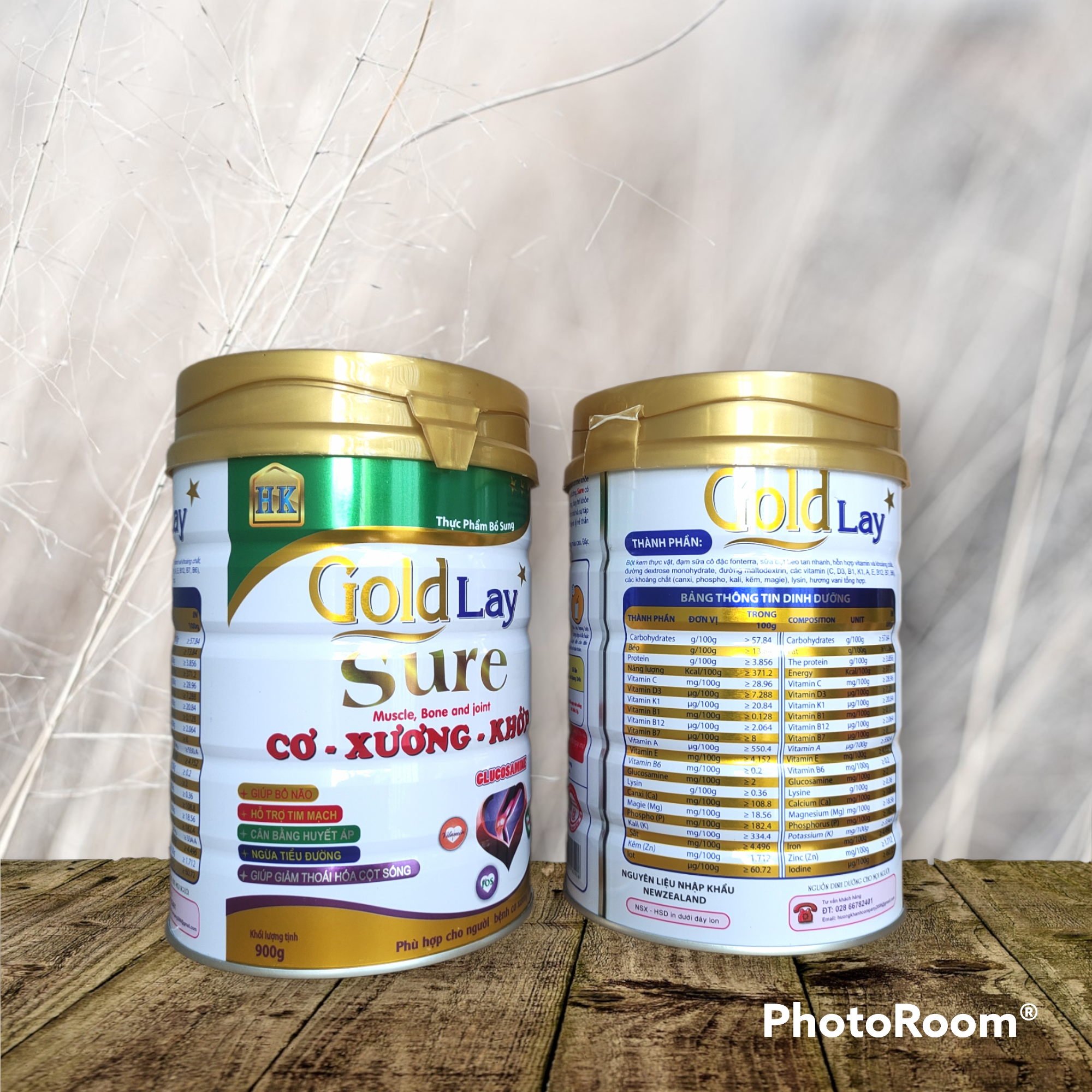 Goldlay Sure cơ xương khớp 900g