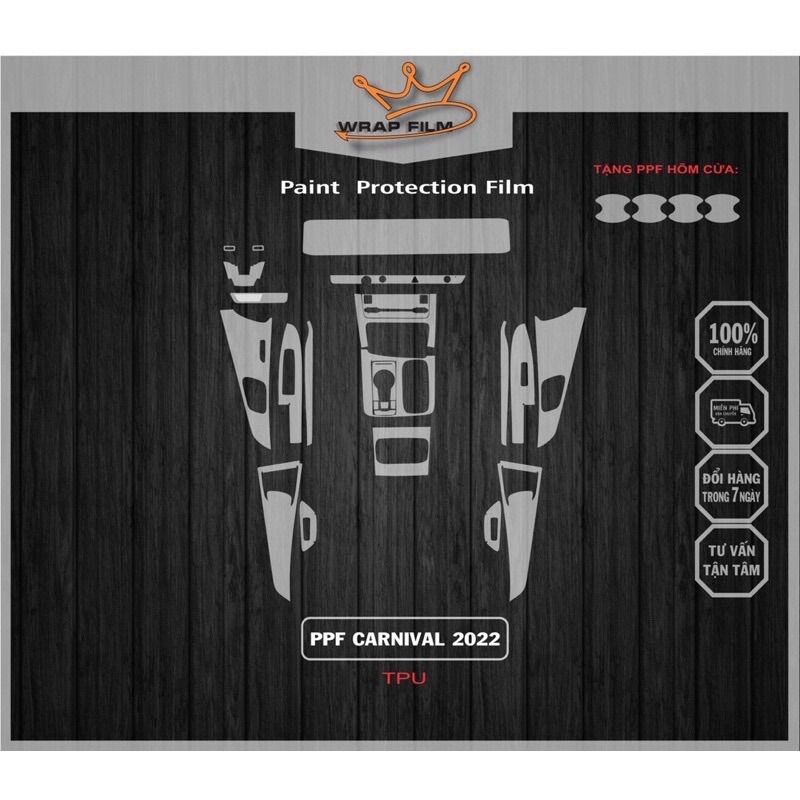 Film dán PPF TPU nội thất CARNIVAL 2022