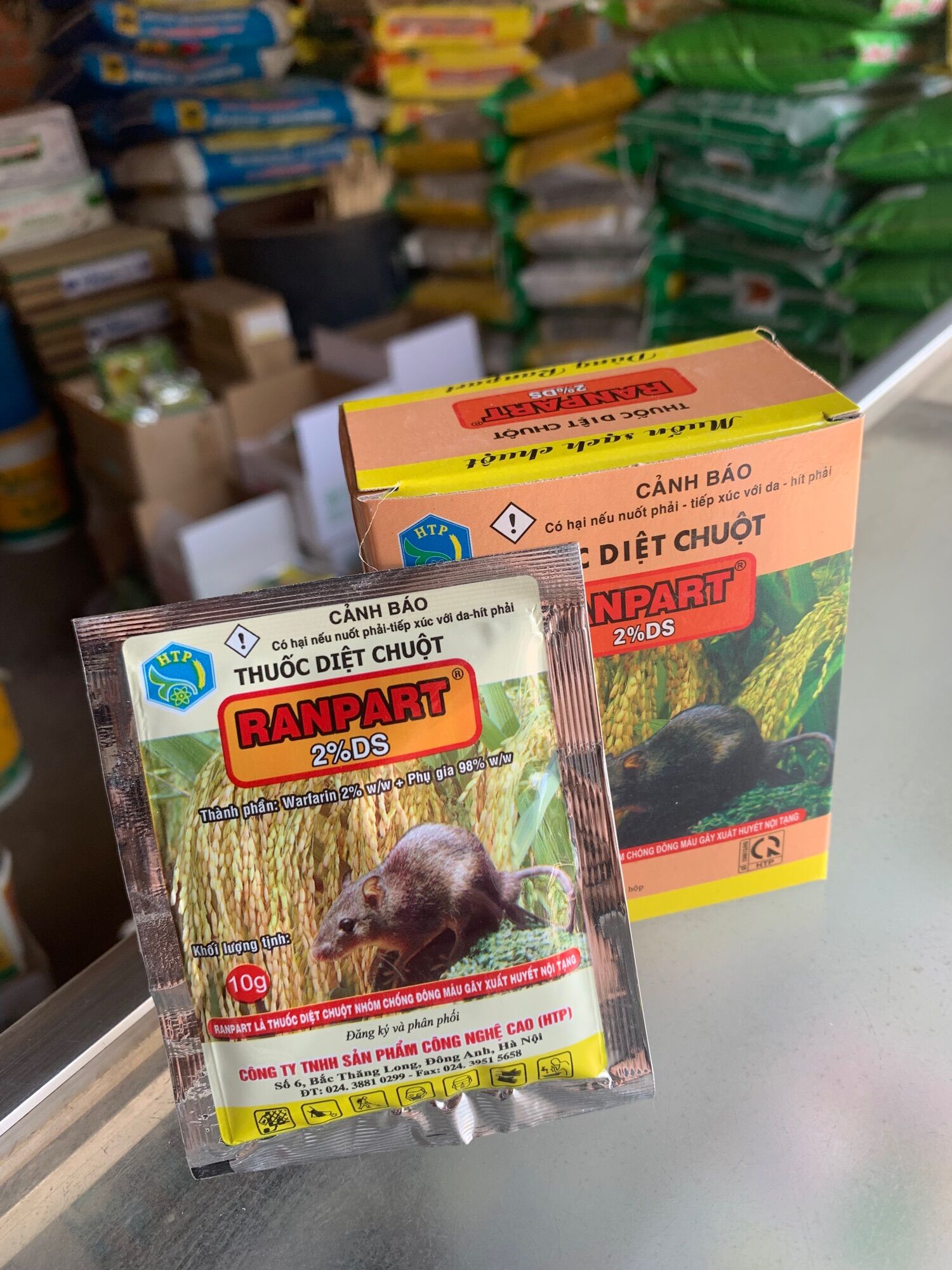 Thuốc chuột Ranpart gói 10g