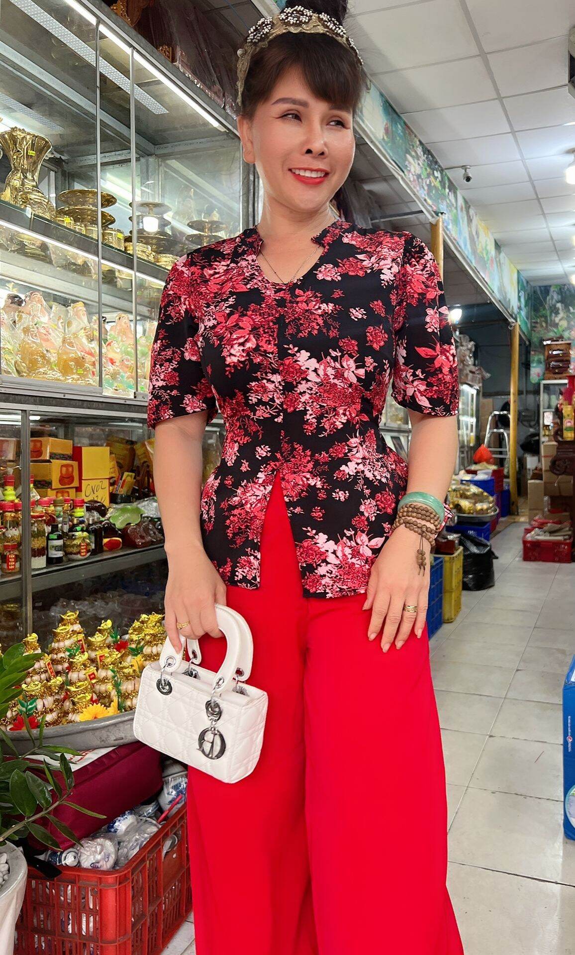 🌞Big Size 57kg-80kg🌞 Áo Lẻ Hoặc Nguyên Bộ Bà Ba Đi Chùa