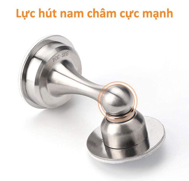 Hít cửa INOX nam châm cực mạnh