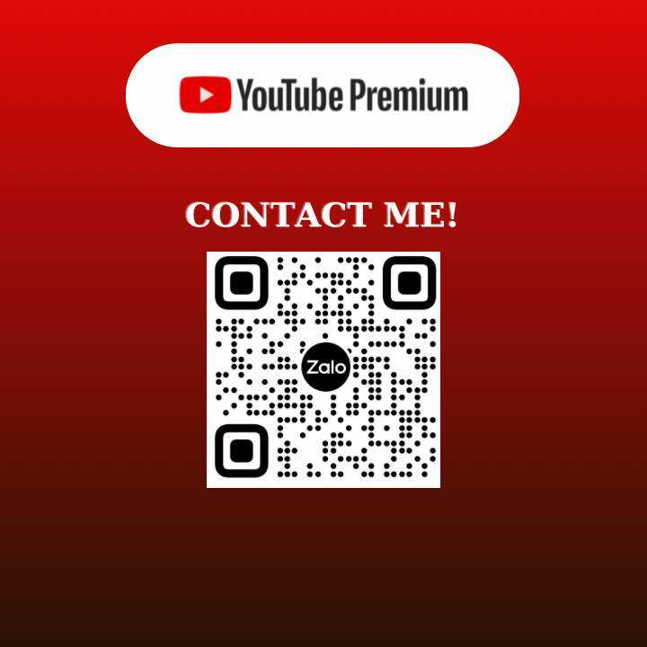  Trải nghiệm YOUTUBE PREMIUM  6 tháng  - TK Dùng sẵn + User riêng 