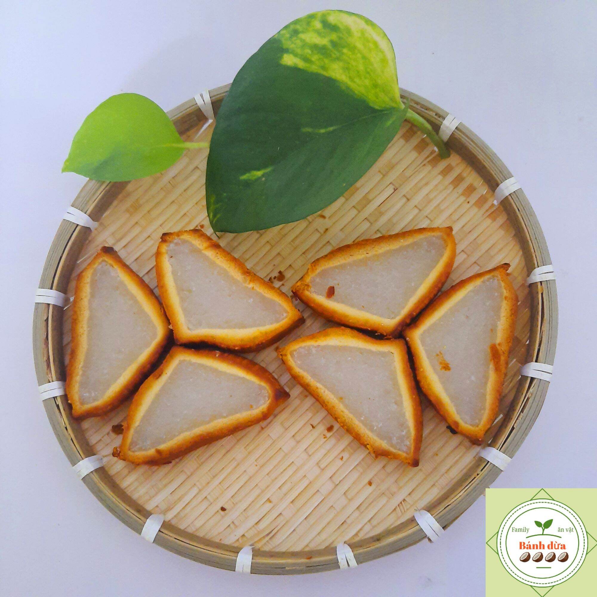 BÁNH XÀ LAM DỪA - Set 3bịch/18miếng