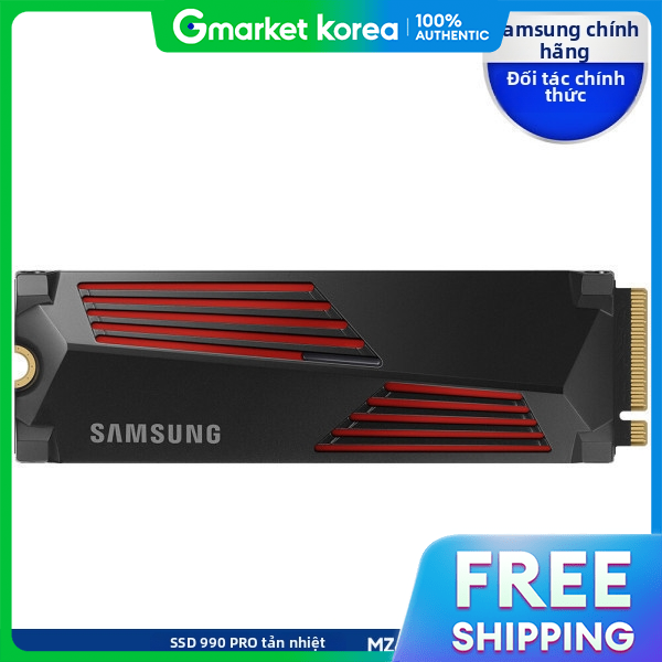 Samsung | Officially Certified Ssd 990 Pro Heatsink M.2 4Tb Mz-V9P4T0Cw Free Screw K1 Giá 34,493,250 Đồng*Miễn phí vận chuyển