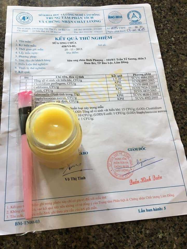 SỮA ONG CHÚA TƯƠI NGUYÊN CHẤT 100% (LỌ 100GR)