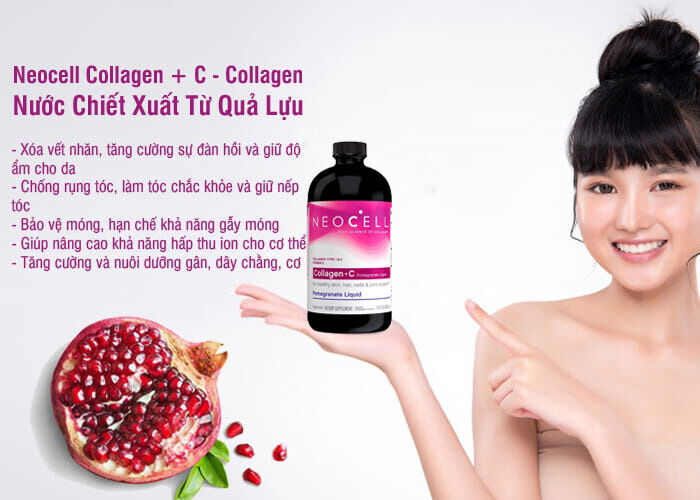 Collagen dạng nước lựu đỏ Neocell