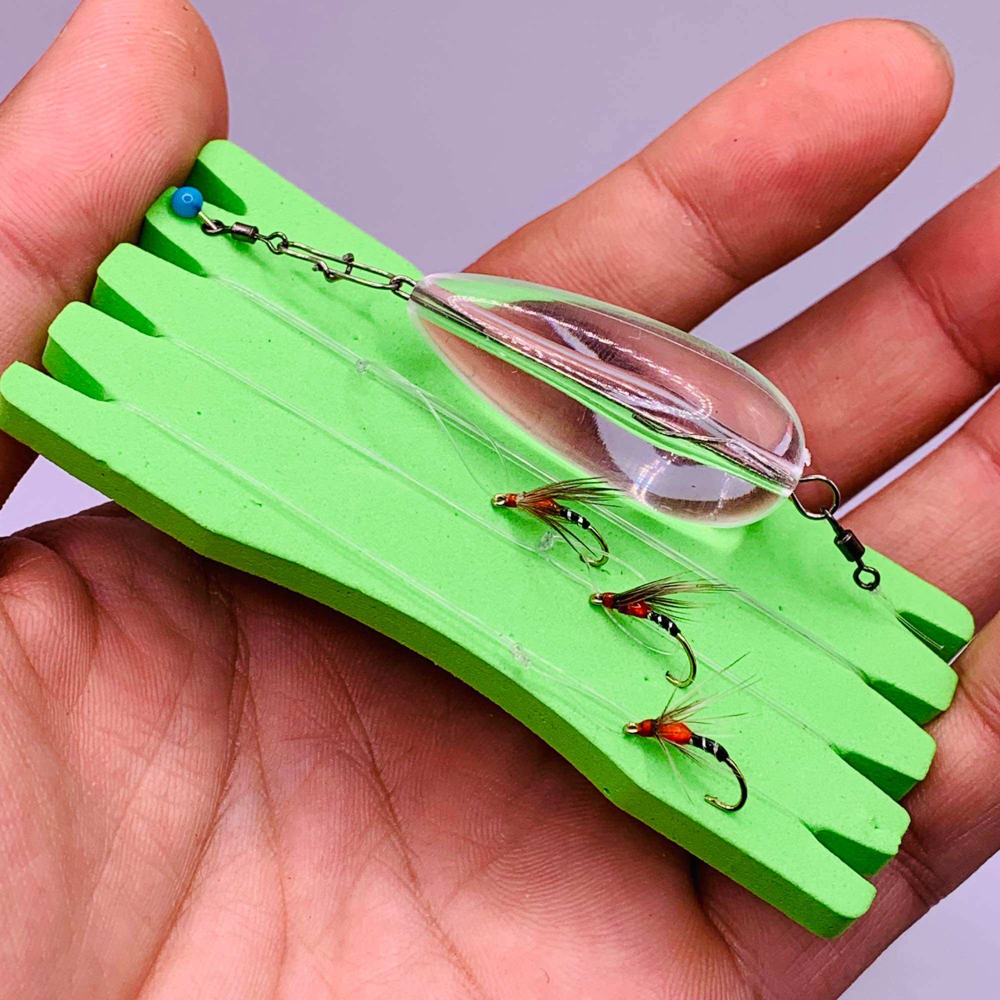 Thẻo bọ buộc sẵn câu cá mương cá rô phi mồi giả mini câu cá