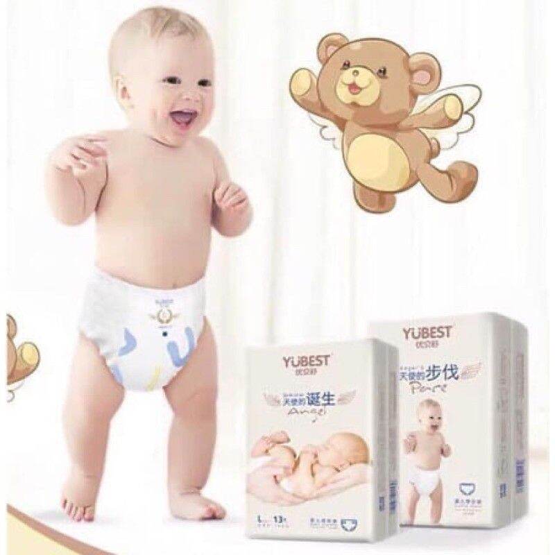 Tã dán /Bỉm quần Yubest Angel Nội địa Trung S/90 M/84 L/78 XL/72 XXL/66 XXXL/66 Siêu Thấm Hút