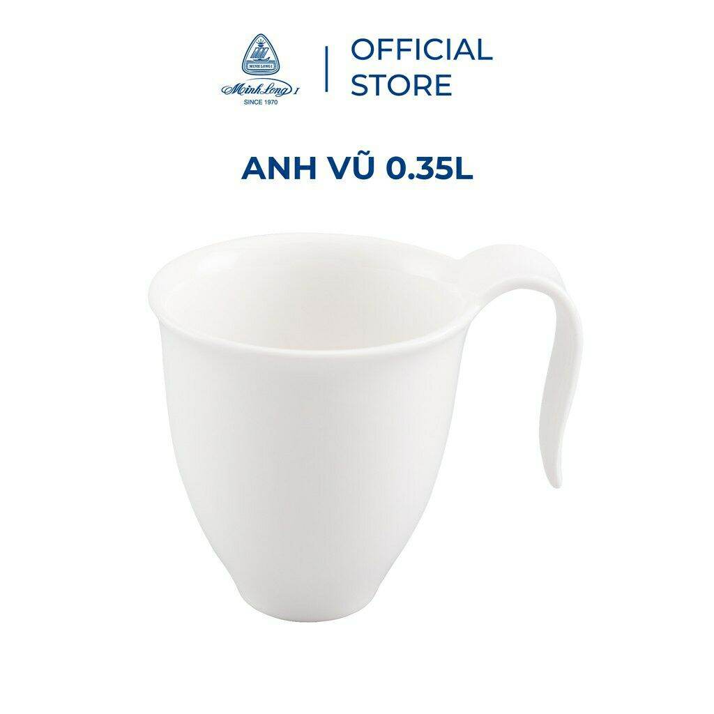 Ly trà sứ 0.35 L - gốm sứ Mình Long