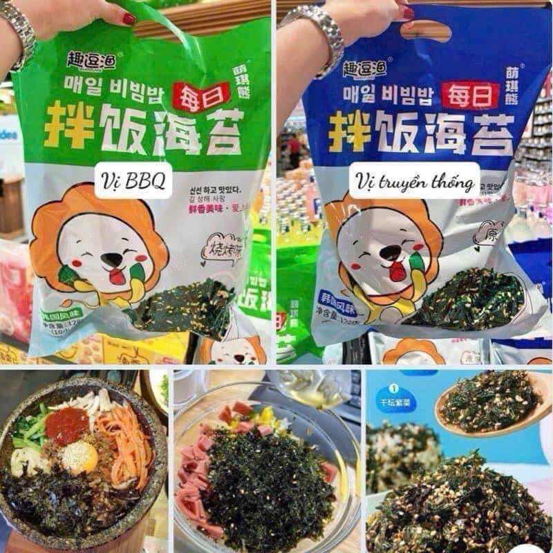 Rong biển rắc cơm gói khổng lồ