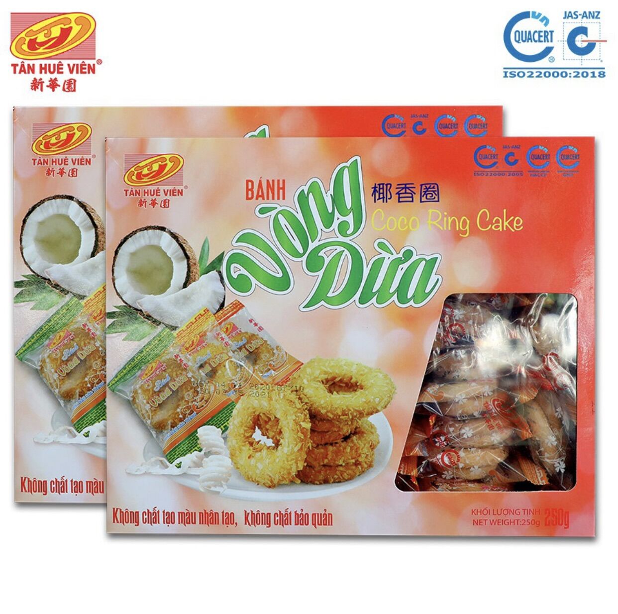 Bánh vòng dừa Tân Huê Viên